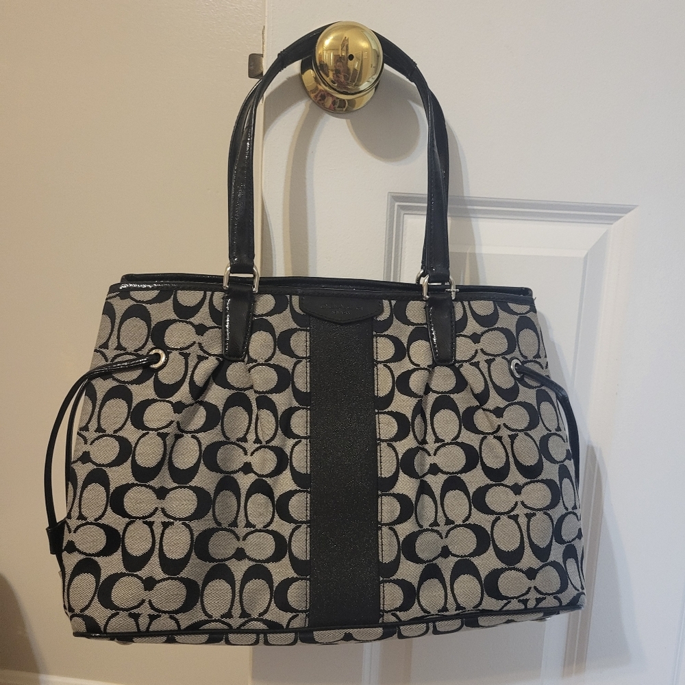 Coach Signature Canvas Handbag